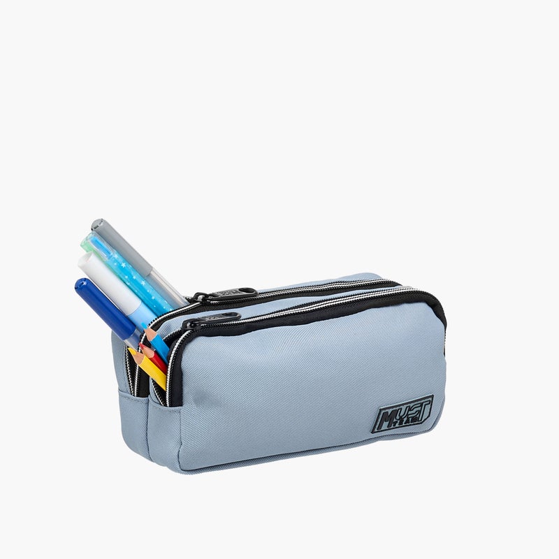 Must Solid Pencil Pouch in Light Blue for Kids - Image 5